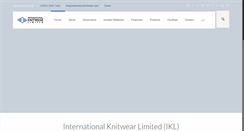 Desktop Screenshot of internationalknitwear.com