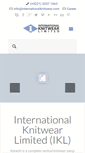 Mobile Screenshot of internationalknitwear.com