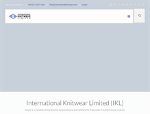 Tablet Screenshot of internationalknitwear.com